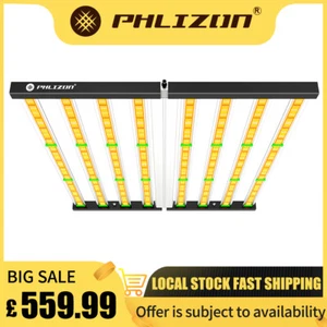 Phlizon FD8000 1000W Espectro Completo LED Luz de Crecimiento 8 Bar Regulable Lámpara de Crecimiento CO2 - Imagen 1 de 43