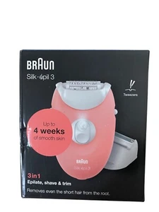 Braun Silk-Epil 3 3-277 Epilierer - Weiß Flamingo Neu (508) - Bild 1 von 1