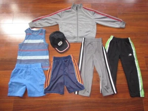 NEW BALANCE Starter ADIDAS GAP ~ Boy's 4 4T ~Lot of 7! Jacket Track Pants Shorts - Picture 1 of 9