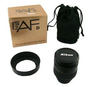 NIKON AF D Nikkor 28-200 28-200mm F3,5-5,6 casi nuevo casi nuevo caja embalaje original + HB-12 24 - Imagen 1 de 6