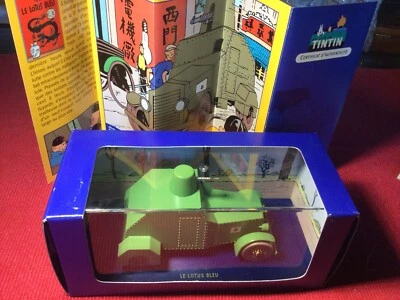 L'Automitrailleuse Blindata Del Lotus Blu TINTIN N°37 Atlas. - Immagine 1 di 3