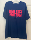 Nike Boston Red Sox Mens XL T-shirt Red Sox Nation Navy Blue
