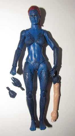 Marvel Legends figure Mystique Movie series complete excellent Cover