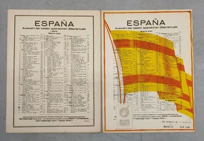 Lot 2 Andre Segovia Transcriptions Sheet Music Classical Vtg Beethoven Schumann - Image 1 of 3