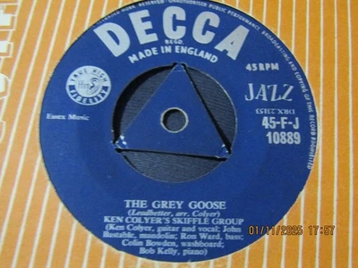 KEN COLYER'S SKIFFLE GROUP-THE GREY GOOSE-DECCA TRI — 第 1/2 张图片