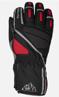 Tourmaster Mid-Tex Mens Textile Motorcycle Gloves Red 8425020105 - Image 1 of 2