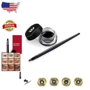 Scandaleyes wasserfester Gel-Eyeliner, intensives Schwarz, 0,085 Oz. für makellose Looks - Bild 1 von 11