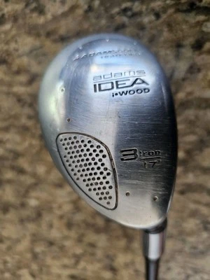 RH Adams Golf Tight Lies IDEA i•Wood 17° Hybid 3 Iron Aldila Graphite Supershaft - Image 1 of 4