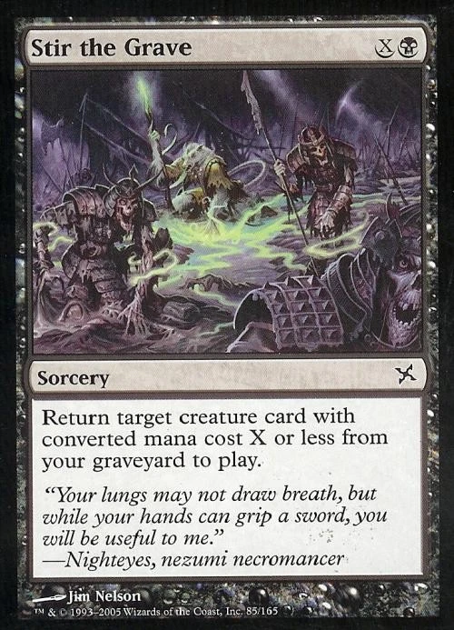 Stir the Grave - Medium Play MTG Betrayers of Kamigawa - Image 1 of 1