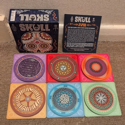 Skull Card Game - Place, Bid, Bluff Game - Space Cowboys - Family Fun - Image 1 of 4