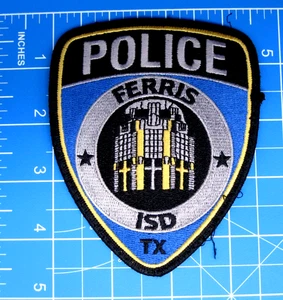 Parche de la Policía del Distrito Escolar Independiente de Ferris Texas - Imagen 1 de 3