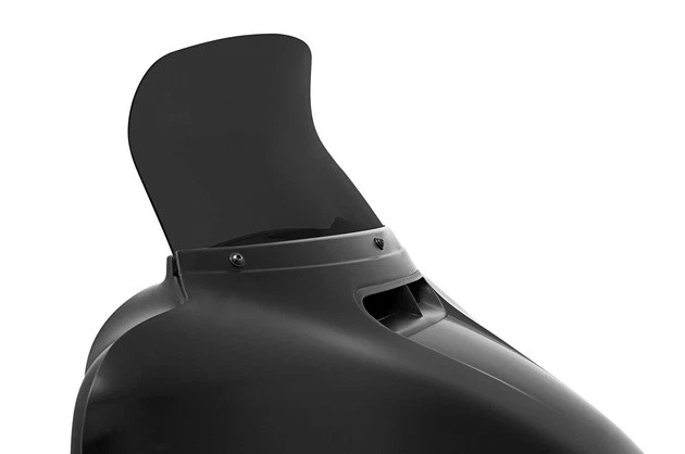 Memphis Shades Spoiler Windshield 8.5" Dark Smoke #MEP84810 Harley Davidson - Image 1 of 1