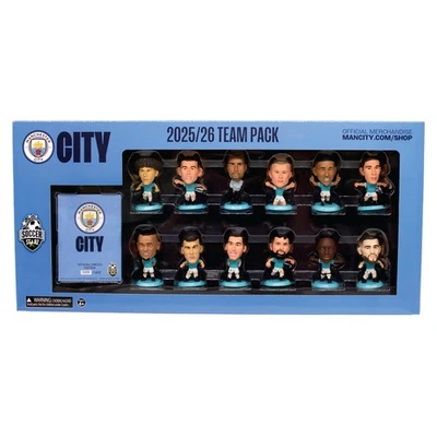 SoccerStarz - Man City 12 figure Team Pack (2025/26 Version Classic Kit) /Figure