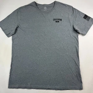 Under Armour Heatgear Freedom Mens XL Gray USA Eagle Graphic T-Shirt - Picture 1 of 9