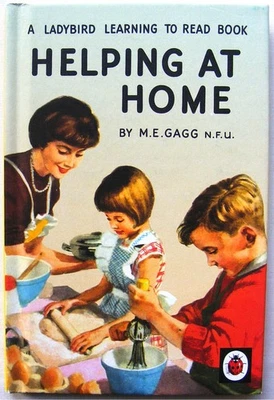 Ladybird Book - Helping at Home -  563 - Facsimile - Near Fine  +FREE COVER+ - Image 1 of 4