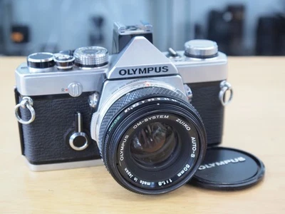 Olympus OM-1N 35mm SLR Camera + 50mm F1.8 Zuiko Lens St N u18471 - Image 1 of 4