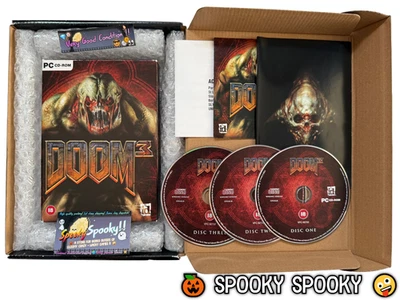 DOOM 3 PC DVD - VGC CIB with Reg - High Quality Packing - Tracked - Image 1 of 4