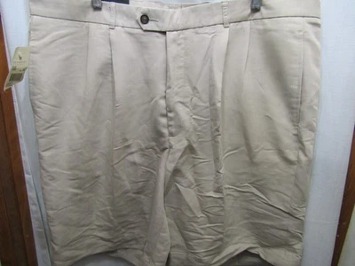 NUEVOS PANTALONES CORTOS DE PIEDRA PLISADA LYLE & SCOTT SCOTLAND PARA HOMBRE TALLA 40X9 Foto 1 de 4