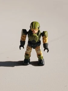 UNSC MARINE GREEN & TAN Mini-Figure Only Halo Mega Bloks Series 7 2013 - Picture 1 of 3