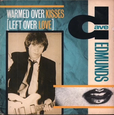 Dave Edmunds Warmed Over Kisses 7" vinyl UK Arista 1982 blue injection label - Image 1 of 4