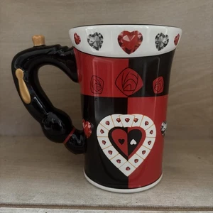 Disney Parks Alice im Wunderland Herzkönigin Kaffeebecher 3D siehe Beschreibung - Bild 1 von 6