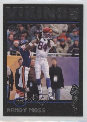 2004 Topps Black /150 Randy Moss #140 HOF - Image 1 of 2