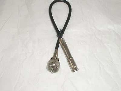 PROCOMM 12MFPL 1FT RG-58 ANTENNA PATCH CABLE ADAPTER PL-259 to MOTOROLA JACK