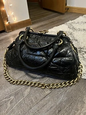Bolso Marc Jacobs 100 % auténtico acolchado negro Stam Kiss Lock Foto 1 de 4