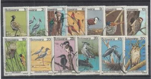 Botsuana (mm360) # 198-211 VF-USADO VART 1978 VARIOS DISEÑOS DE AVES CV $22 - Imagen 1 de 1