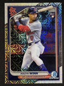 2024 Bowman Chrome - Mojo Refractor #61 Masyn Winn Rookie Cardinals - Bild 1 von 2