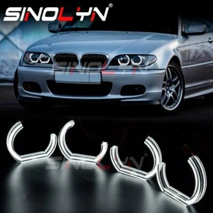 C-ring DTM Angel Eyes For BMW E46 Coupe Convertible 325ci 330ci Xenon Headlight - Picture 1 of 9