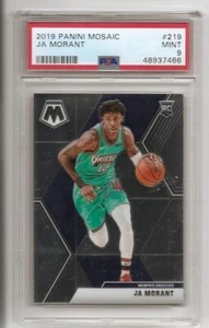 2019-20 Panini Mosaic Ja Morant Rookie Card #219 Memphis Grizzlies PSA 9 Mint - Bild 1 von 2