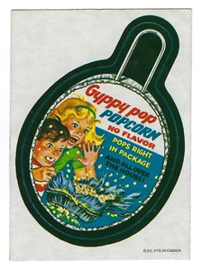 1973 OPC Wacky Packages 2nd Series 2 GYPPY POP POPCORN tan back vg - Picture 1 of 1