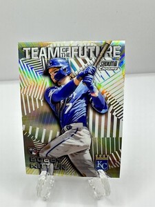 2022 Topps Stadium Club Chrome Team of the Future Bobby Witt Jr. #TOF-7 RC Royal