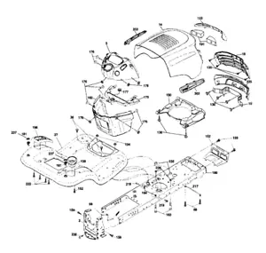 Assemblaggio telaio per trattore prato artigiano Sears 917.287120 - Foto 1 di 21