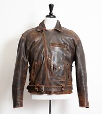 Men's Vintage Harley Davidson Perfecto Leather Biker Jacket Large 44-46 Regular