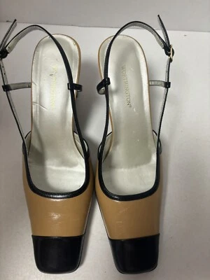 Worthington 女式皮鞋棕色 3 英寸高跟鞋 7.5 M 码 — 第 1/4 张图片