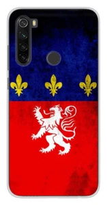 Coque en silicone imprimée compatible Xiaomi Redmi Note 8T Drapeau Lyon - Imagen 1 de 3