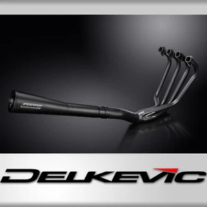 Suzuki GSX750E ET-EX 16V 80-82 Full Exhaust 4-1 Ceramic Black Megaphone Muffler - Picture 1 of 5