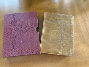 Vintage French Missel Communautaire 1960s Leather Bound w/Slip Case + Ephemera - Picture 1 of 20