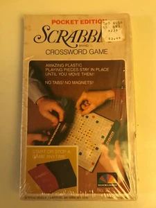 VINTAGE POCKET EDITION SCRABBLE CROSSWORD GAME - BRAND NEW - Picture 1 of 2