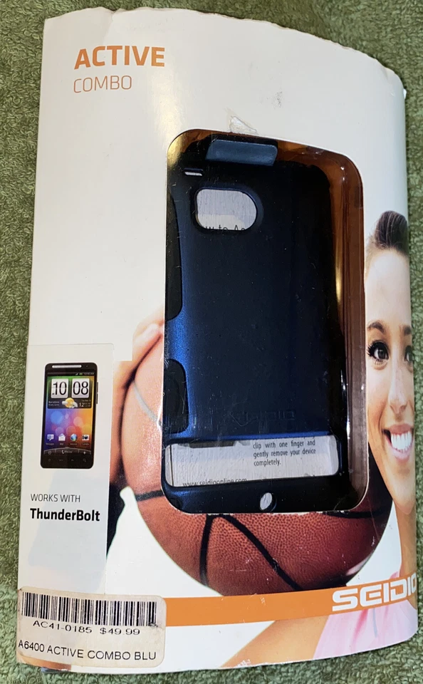 Funda y funda Seidio Active Combo funciona con Thunderbolt A6400 - AZUL Foto 1 de 4