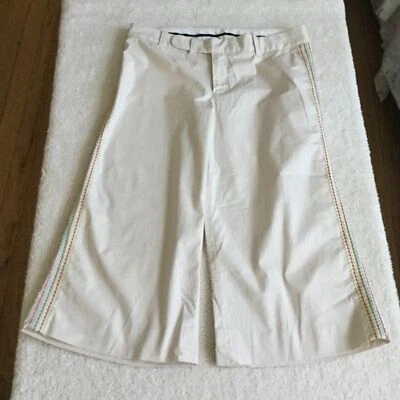 Vintage GAP Rainbow Embroidered Seam Culottes Wide Leg Cropped - Sz 4 - Image 1 of 4