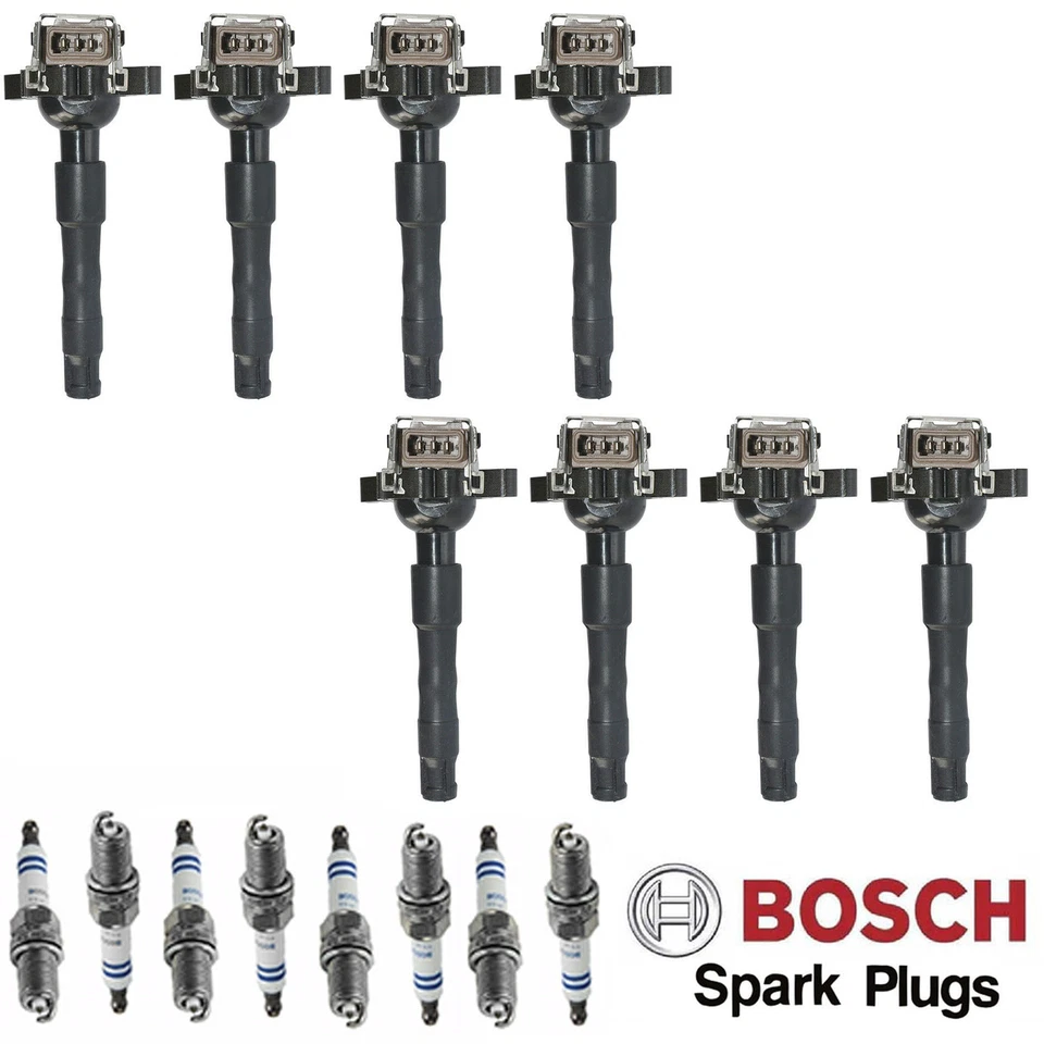 UF354 MK Ignition Coils & Bosch Platinum Spark Plugs For BMW M3 740iL 528i 16PCS - Image 1 of 4