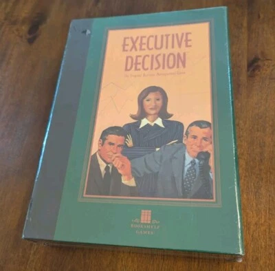 Executive Decision Board Game Business Management NEW Bookshelf Games  - Image 1 of 4