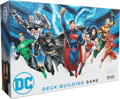 DC COMICS Card Game Deck Building - Justice League Cryptozoic BATMAN Superman - Image 1 of 4