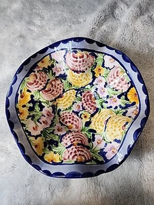 Floral Hand painted Bowl Decor Jay Willfred Andrea by Sadek - Bild 1 von 7