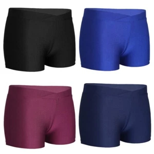 Girl Shorts Ballet Sportswear Fitness Bottom Boy-cut Dancewear Breathable Gym - Picture 1 of 59
