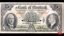 1938 Bank Of Montreal $530579 - F/VF - Writing B.V. $137.50