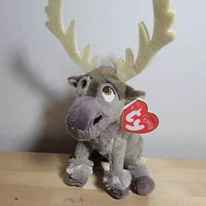 "Ty Beanie Babies Disney Sparkle SVEN de juguete de peluche Frozen 8"" de alto" - Imagen 1 de 1